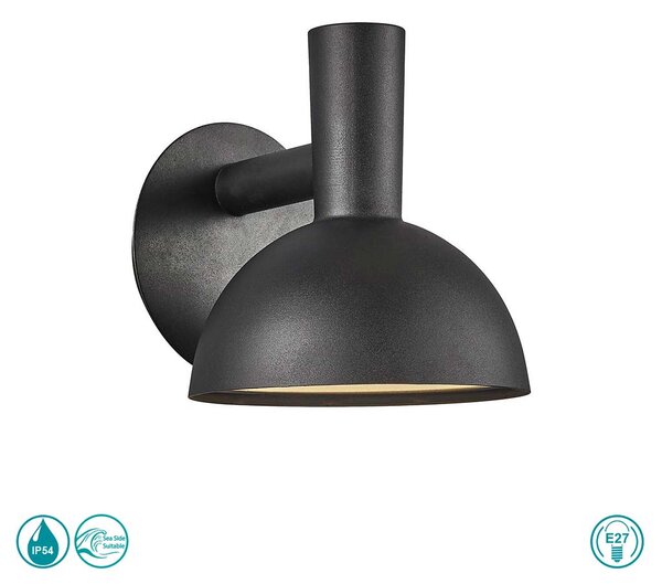 Απλίκα Εξωτερικού Χώρου Nordlux Arki 75181003 Μαύρη