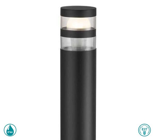 Κολωνάκι Εξωτερικού Χώρου Nordlux Birk 45518003 Μαύρη