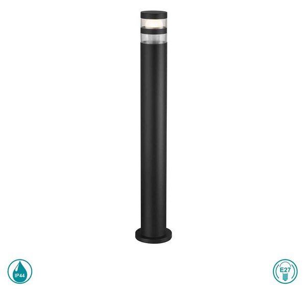 Κολωνάκι Εξωτερικού Χώρου Nordlux Birk 45518003 Μαύρη