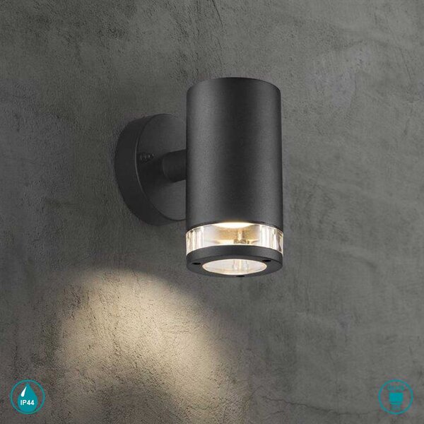Απλίκα Εξωτερικού Χώρου Nordlux Birk 45521003 Μαύρη