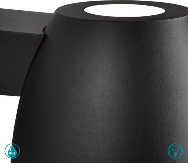 Απλίκα Εξωτερικού Χώρου Nordlux Bell 76391003 Μαύρη