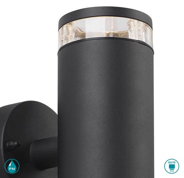 Απλίκα Εξωτερικού Χώρου Nordlux Birk 45501003 Μαύρη