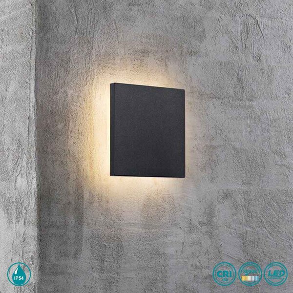 Απλίκα Εξωτερικού Χώρου Nordlux Artego 46951003 Μαύρη