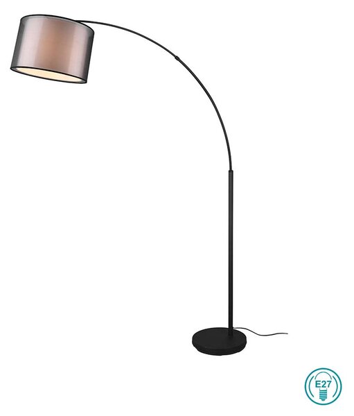 Φωτιστικό Δαπέδου Trio Lighting Burton 411490132 Μαύρο - Λευκό