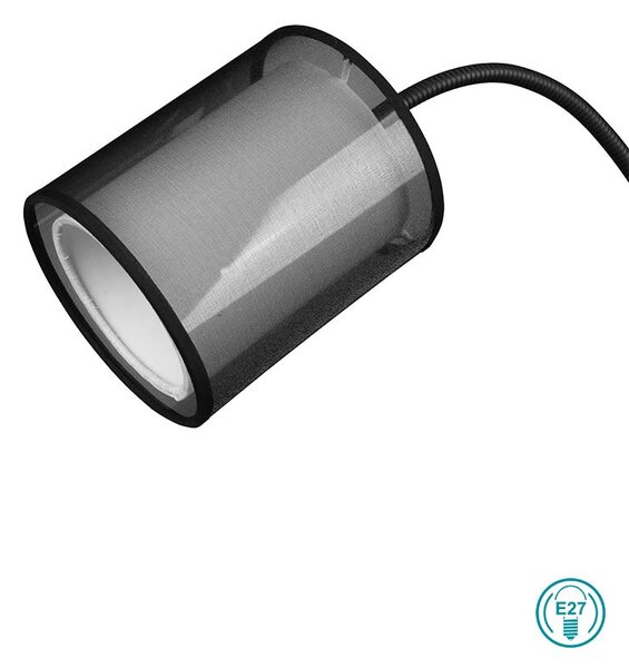 Φωτιστικό Δαπέδου Trio Lighting Burton 411400232 Μαύρο - Λευκό