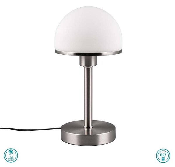 Λάμπα Επιτραπέζια Trio Lighting Joost 592300107 Νίκελ Ματ