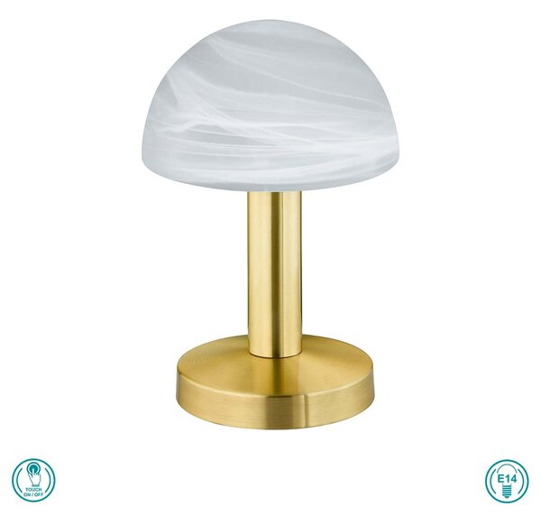 Πορτατίφ Trio Lighting Fynn 599100108 Χρυσό Ματ - Λευκό