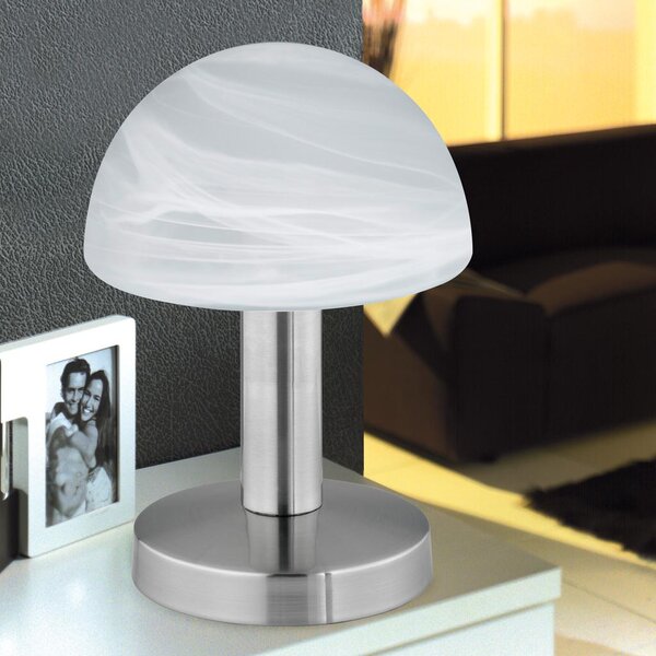 Πορτατίφ Trio Lighting Fynn 599100107 Νίκελ Ματ - Λευκό