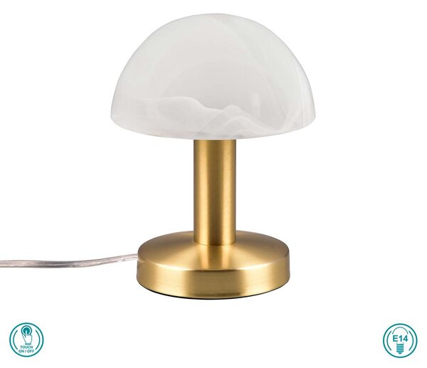Πορτατίφ Trio Lighting Fynn 599100108 Χρυσό Ματ - Λευκό