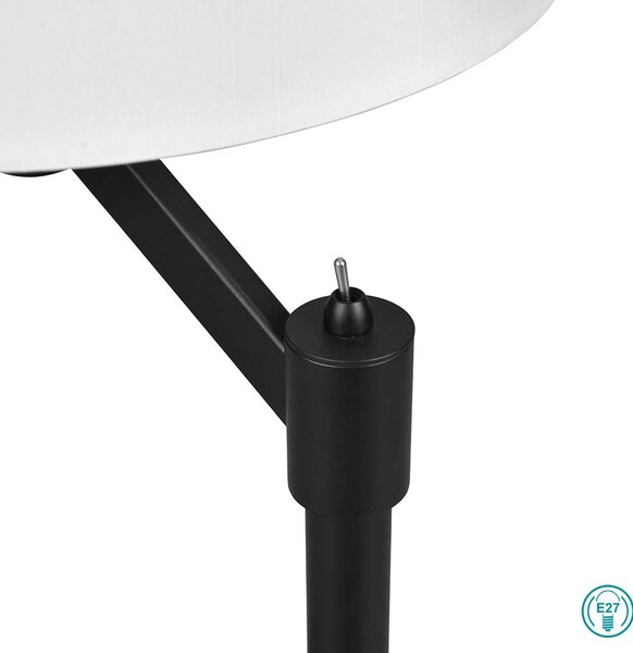 Λάμπα Επιτραπέζια Trio Lighting Cassio 514400132 Μαύρο Ματ