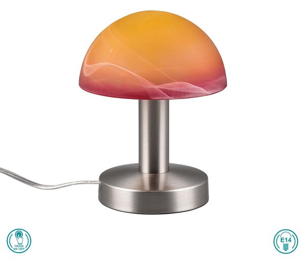 Πορτατίφ Trio Lighting Fynn 599100118 Νίκελ Ματ - Πορτοκαλί