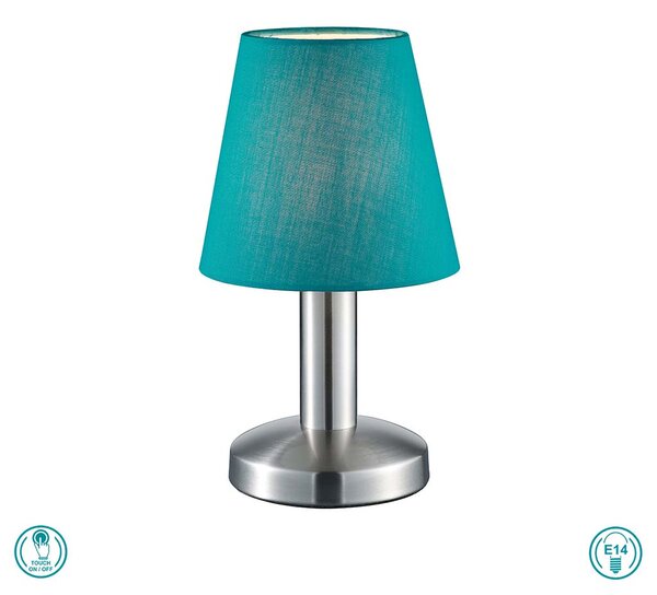 Πορτατίφ Trio Lighting Mats 599700119 Νίκελ Ματ - Τιρκουάζ