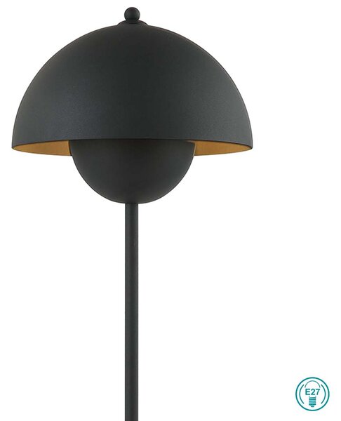 Φωτιστικό Επιτραπέζιο Viokef Tulip 4283301 Μαύρο