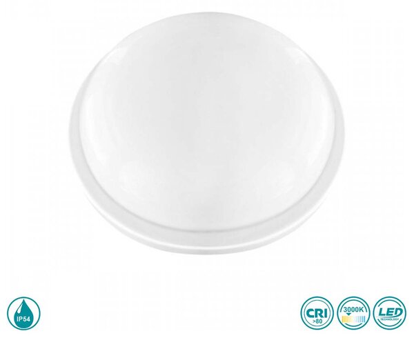 Φωτιστικό Οροφής Εξωτερικού Χώρου Spot Light Modena 7779 λευκό (3000k)