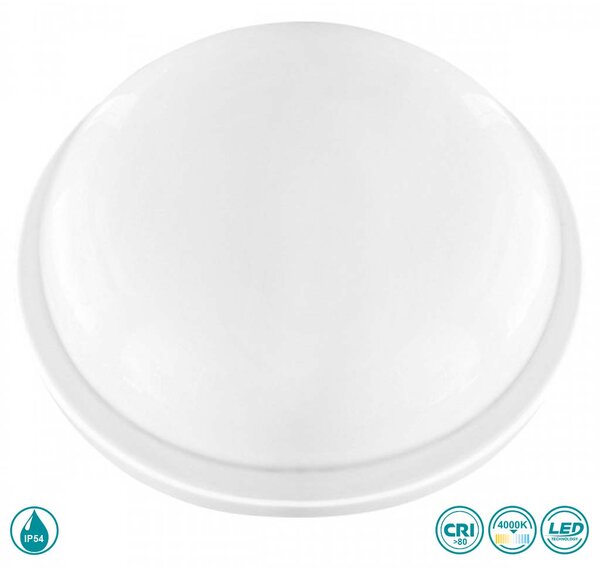 Φωτιστικό Οροφής Εξωτερικού Χώρου Spot Light Modena 7757 λευκό (4000k)