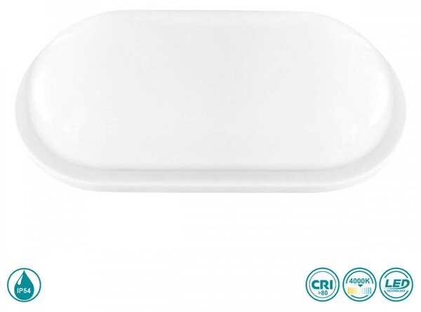 Απλίκα Εξωτερικού Χώρου Spot Light Modena 7755 λευκό (4000k)