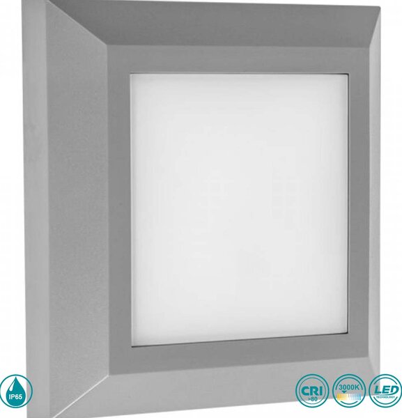 Απλίκα Εξωτερικού Χώρου LED SpotLight 7798 Γκρι (3000K)