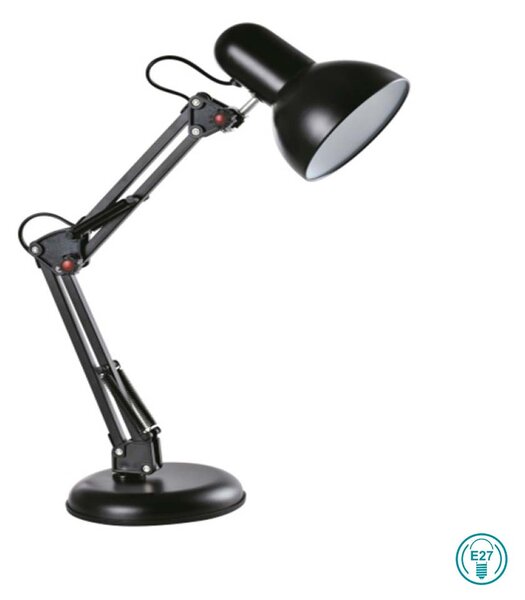 Πορτατίφ Γραφείου Home Lighting Clark 77-4493 Μαύρο