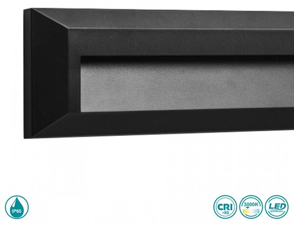 Απλίκα Εξωτερικού Χώρου LED SpotLight 7790 Μαύρη (3000K)