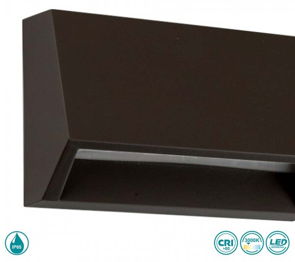 Απλίκα Εξωτερικού Χώρου LED SpotLight 7795 Μαύρη (3000K)