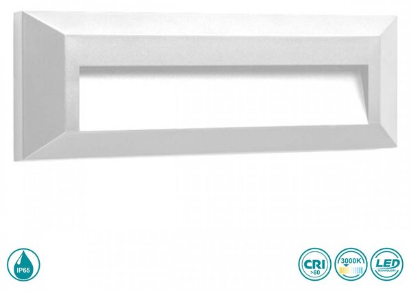 Απλίκα Εξωτερικού Χώρου LED SpotLight 7792 Λευκή (3000K)