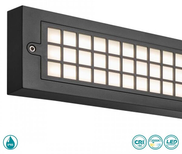 Απλίκα Εξωτερικού Χώρου LED SpotLight 7806 Μαύρη (3000K)