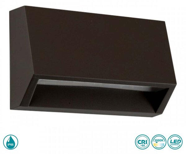 Απλίκα Εξωτερικού Χώρου LED SpotLight 7795 Μαύρη (3000K)