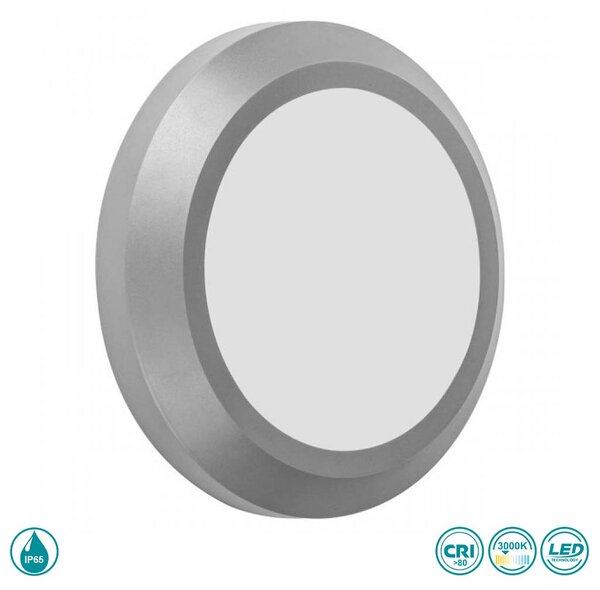 Απλίκα Εξωτερικού Χώρου LED SpotLight 7799 Γκρι (3000K)