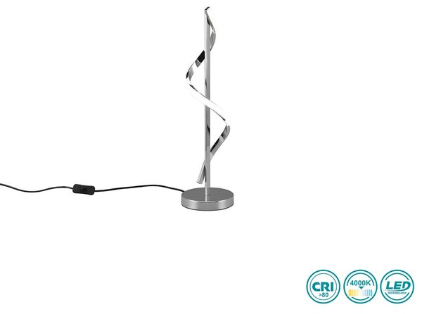 Λάμπα Επιτραπέζια RL Lighting Isabel R52201106 Χρώμιο (4000K)