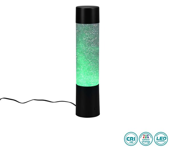 Επιτραπέζιο Φωτιστικό RL Lighting Glitter R50871032 Μαύρο Ματ