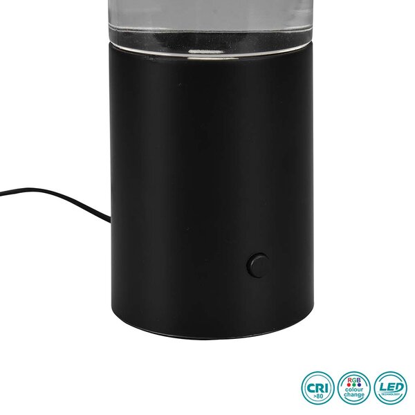 Επιτραπέζιο Φωτιστικό RL Lighting Glitter R50871032 Μαύρο Ματ