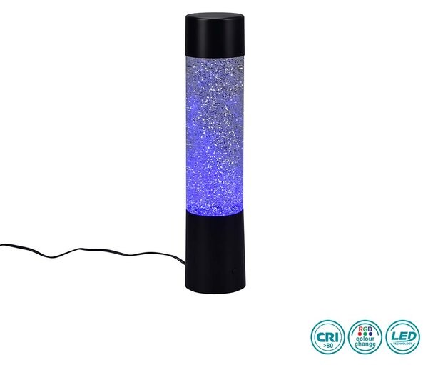 Επιτραπέζιο Φωτιστικό RL Lighting Glitter R50871032 Μαύρο Ματ