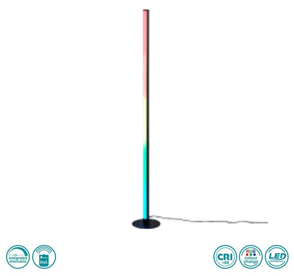 Φωτιστικό Δαπέδου RL Lighting Tendo R45711102 Μαύρο Ματ