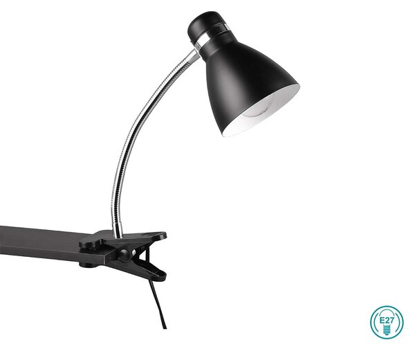 Φωτιστικό Clip-On RL Lighting Harvey R20731232 Μαύρο Ματ