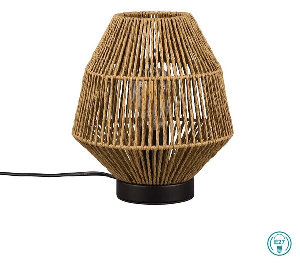 Πορτατίφ Ethnic RL Lighting Miki R51101026 Καφέ