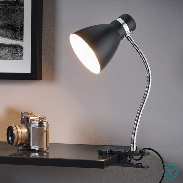 Φωτιστικό Clip-On RL Lighting Harvey R20731232 Μαύρο Ματ