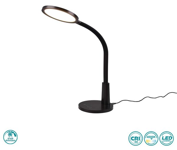 Φωτιστικό Γραφείου RL Lighting Sally R52671102 Μαύρο (4000K)