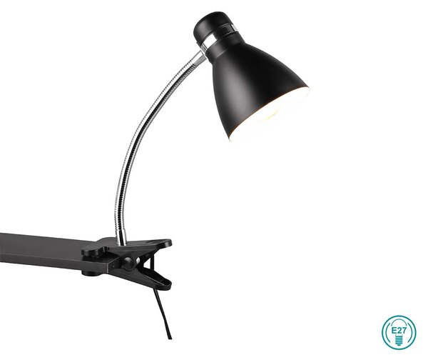 Φωτιστικό Clip-On RL Lighting Harvey R20731232 Μαύρο Ματ