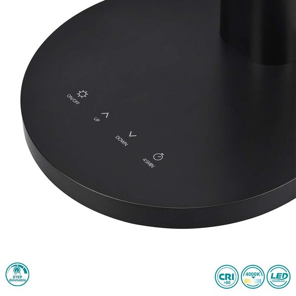 Φωτιστικό Γραφείου RL Lighting Sally R52671102 Μαύρο (4000K)