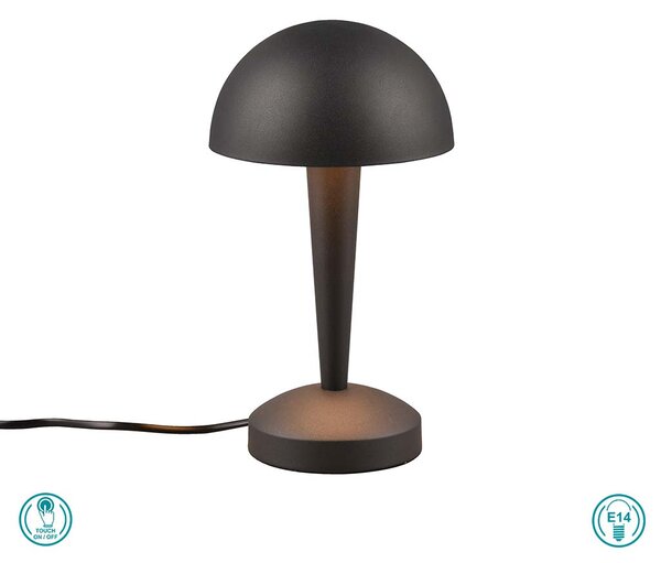 Πορτατίφ RL Lighting Canaria R59561180 Μαύρο με Χρυσό Εσωτερικά