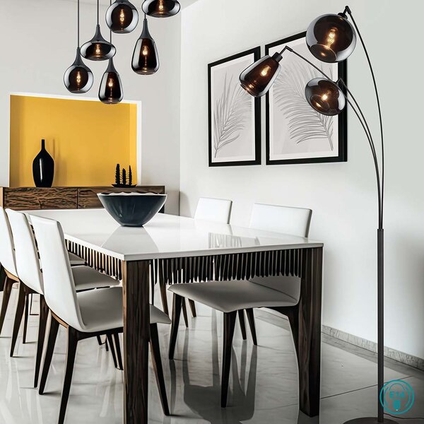 Φωτιστικό Δαπέδου Trio Lighting Lumina 417000332 Μαύρο Ματ