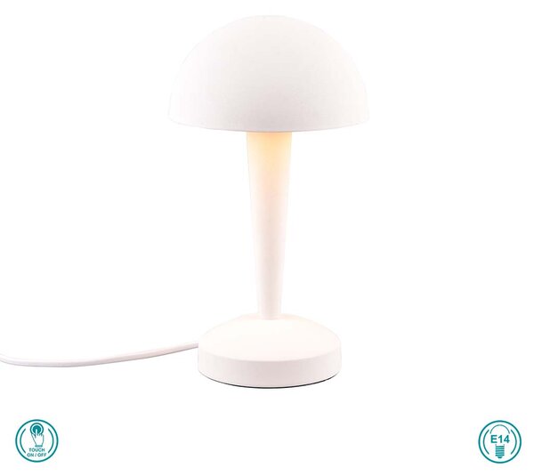 Πορτατίφ RL Lighting Canaria R59561131 Λευκό με Χρυσό Εσωτερικά