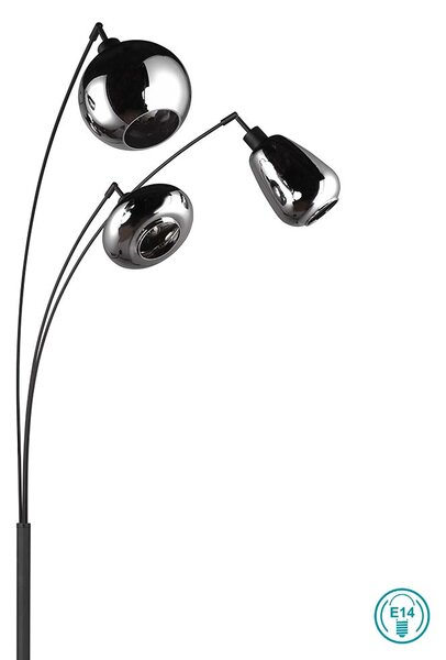 Φωτιστικό Δαπέδου Trio Lighting Lumina 417000332 Μαύρο Ματ