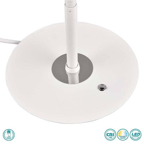 Πορτατίφ Γραφείου Trio Lighting Monza 523310131 Λευκό Ματ