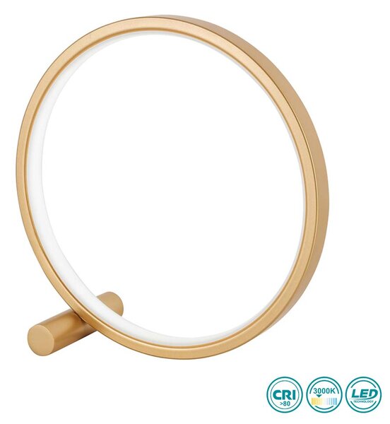 Πορτατίφ Viokef Circle 4291501 Χρυσό Ματ