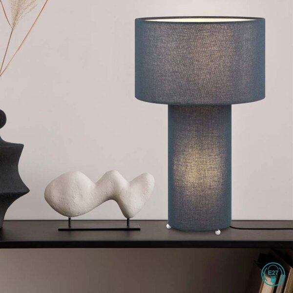 Λάμπα Επιτραπέζια Trio Lighting Bale 505200112 Μπλε