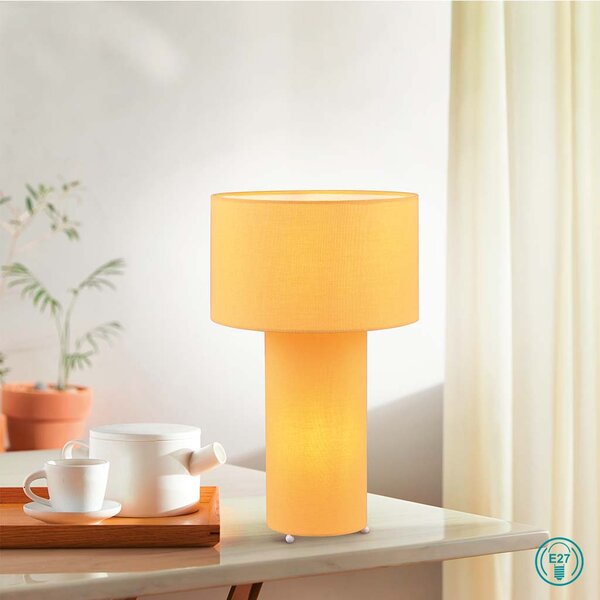 Λάμπα Επιτραπέζια Trio Lighting Bale 505200183 Κίτρινη