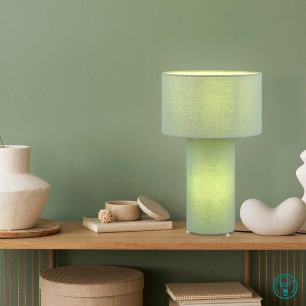 Λάμπα Επιτραπέζια Trio Lighting Bale 505200149 Πράσινο Φιστικί