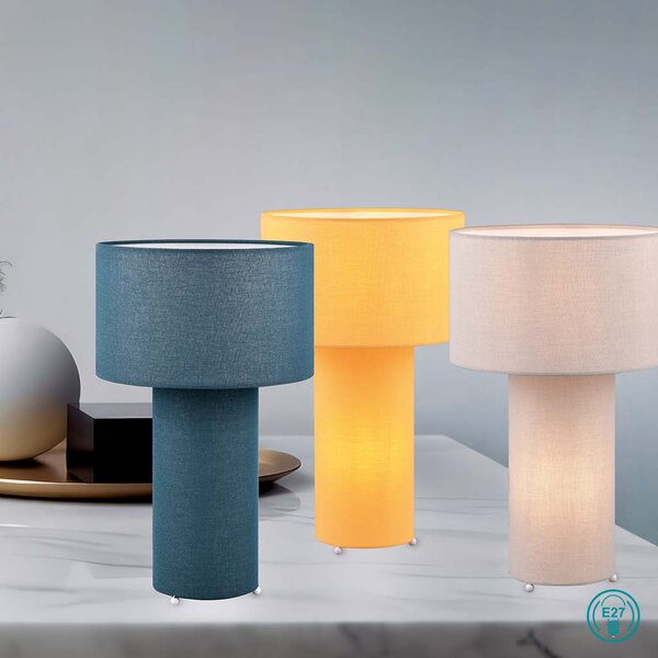 Λάμπα Επιτραπέζια Trio Lighting Bale 505200183 Κίτρινη