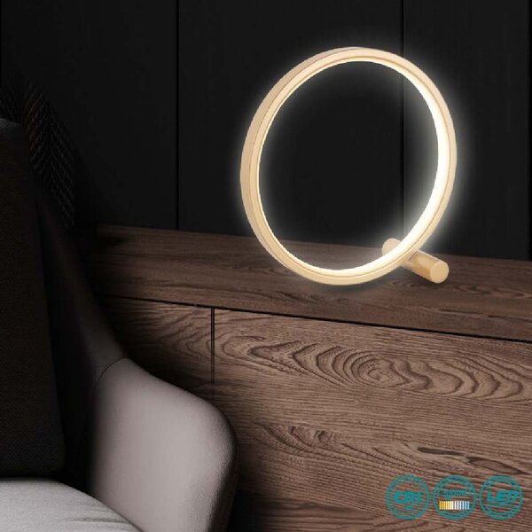 Πορτατίφ Viokef Circle 4291501 Χρυσό Ματ